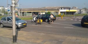 Muntweg gevaarlijke oversteek voor fietsers